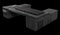 Couchmaster® CYCON² - Couch Gaming USB-Hub Desk - Black Edition