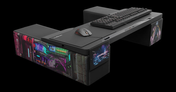 Couchmaster® CYPUNK - Couch Gaming USB-Hub Desk - Limited Edition