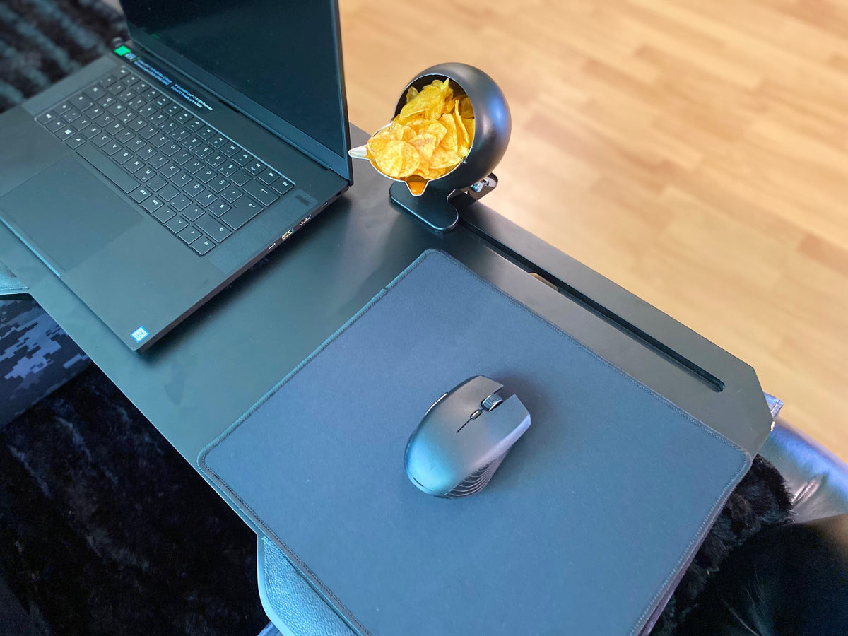 Snack Tray/Storage/Trashcan with clamp